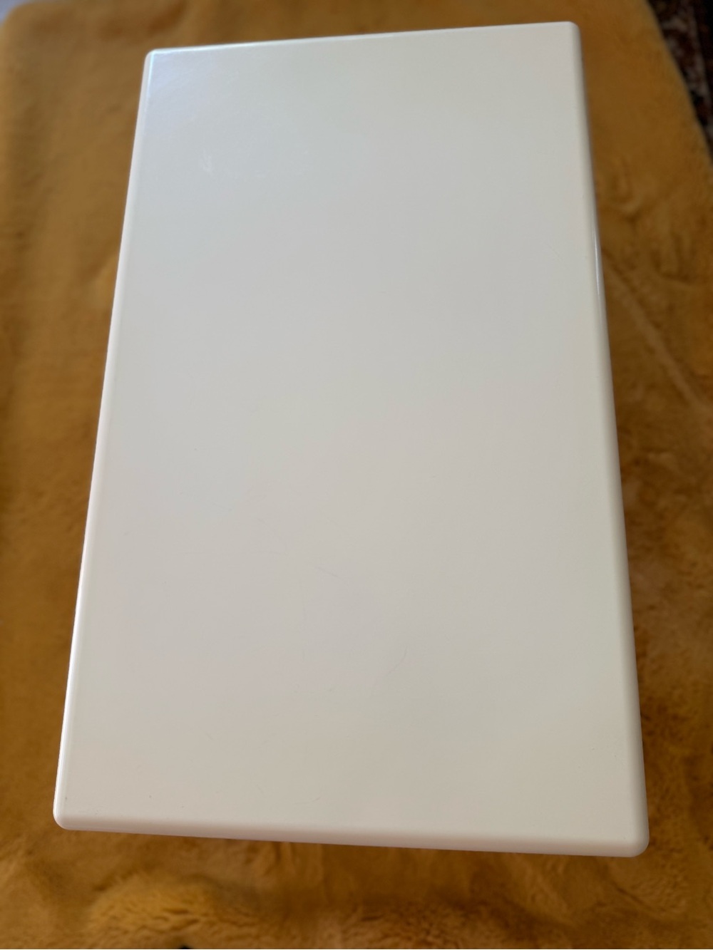 White Rolling Utility Cart Frame with Swivel Wheels IKEA brand